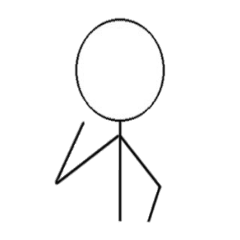 [LINEスタンプ] 動く棒人間その2の画像（メイン）