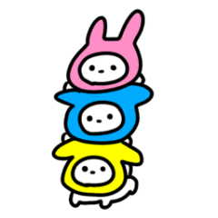 [LINEスタンプ] うさちぃず