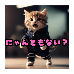 [LINEスタンプ] AIこねこ