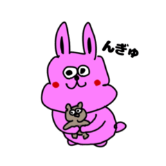 [LINEスタンプ] ちょっとウサギの気持ち