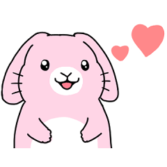 [LINEスタンプ] さくらうさぎちゃん