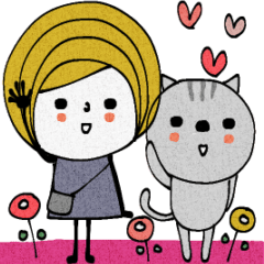 [LINEスタンプ] mottoの猫と友達♡敬語