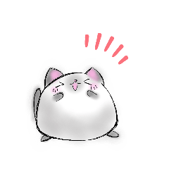 [LINEスタンプ] ぽちゃねこ(文字なしver.)