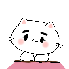[LINEスタンプ] 目力強めにゃんこモモちゃん