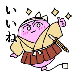 [LINEスタンプ] 風船侍