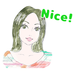 [LINEスタンプ] オトナ女子のじぶん時間・英語♪