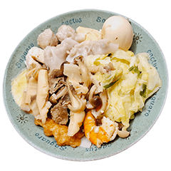 [LINEスタンプ] 食品シリーズ : 正月のなべ物 (2025) #1