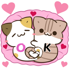 [LINEスタンプ] 気持ちを伝える♡毎日五月病なねこたち2