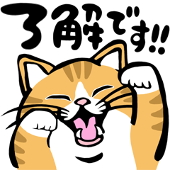 [LINEスタンプ] ねこ's【笑顔】