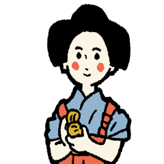 [LINEスタンプ] 群馬県の勝馬（かつま）ちゃん