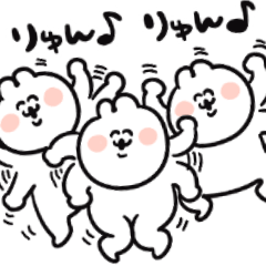 [LINEスタンプ] それゆけ！ゆるうさトリオ！