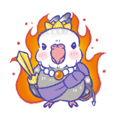 [LINEスタンプ] オカメインコのモカさん。
