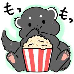 [LINEスタンプ] くまねこのビントとロング