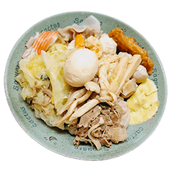 [LINEスタンプ] 食品シリーズ : 正月のなべ物 (2025) #3