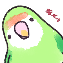 [LINEスタンプ] 毎日使えるコザクラインコ奔放編