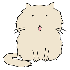 [LINEスタンプ] ニャニャさん