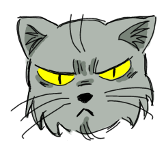 [LINEスタンプ] 野良猫のジョン