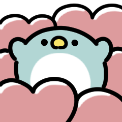 [LINEスタンプ] ハートフルなペンギンの動くスタンプ