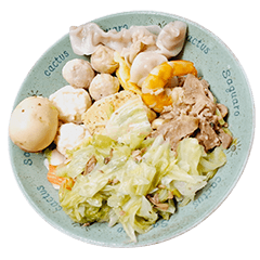 [LINEスタンプ] 食品シリーズ : 正月のなべ物 (2025) #4