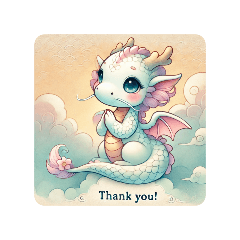 [LINEスタンプ] cute-dragon