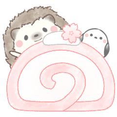 [LINEスタンプ] 毎日使える＊ハリネズミとシマエナガ 10