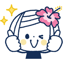 [LINEスタンプ] 【再販】ボブGIRL＆どうぶつ♡夏