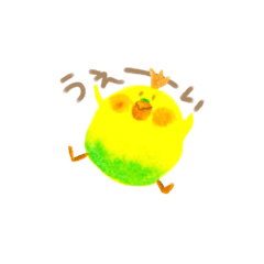 [LINEスタンプ] インコの大冒険 おもちversion 3.1.