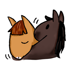 [LINEスタンプ] さめしまの馬スタンプ