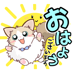 [LINEスタンプ] ラグドール猫の毎日使えて便利なスタンプ