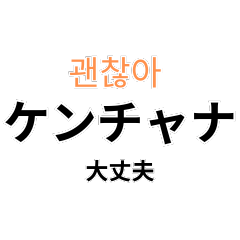 [LINEスタンプ] 韓国語で☆日常会話