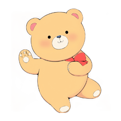 [LINEスタンプ] クマちゃんず！