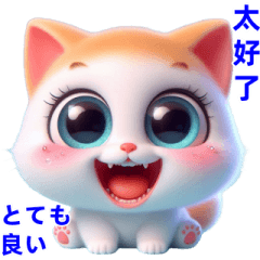 [LINEスタンプ] かわいい猫の日常会話スタンプ 2