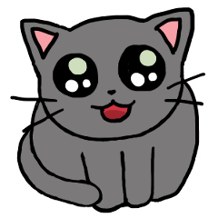 [LINEスタンプ] 文字大きめ ねこスタンプ4