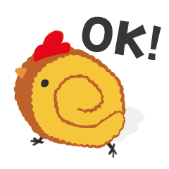 [LINEスタンプ] だてまきにわとり