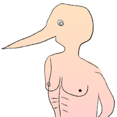[LINEスタンプ] 人間くんの一日