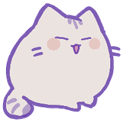 [LINEスタンプ] じゆうな毛玉猫