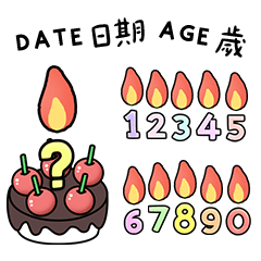 [LINEスタンプ] お誕生日  おめでとう 動く スタンプ