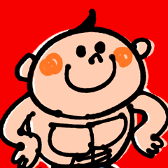 [LINEスタンプ] 筋トレがんばれ！