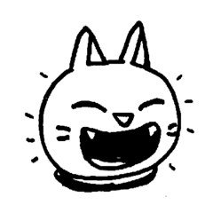 [LINEスタンプ] 猫派へーーー