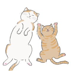 [LINEスタンプ] 子育てママパパのごめんニャさい