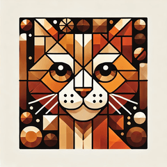 [LINEスタンプ] 香ばしいキュビズム猫