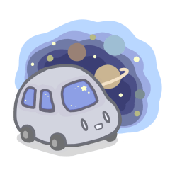 [LINEスタンプ] Colorful English car