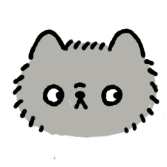 [LINEスタンプ] ねこのもっふり