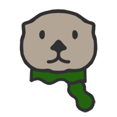 [LINEスタンプ] ラッコのしおたん