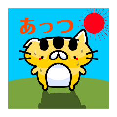 [LINEスタンプ] 薄毛猫のコモンくん（外出あるある編）