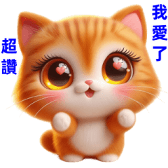 [LINEスタンプ] 超かわいい猫の日常表現、挨拶/怠惰な返事