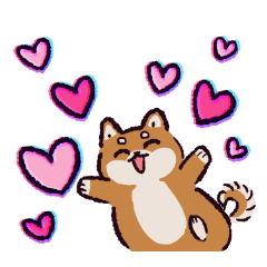 [LINEスタンプ] 柴犬です.