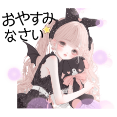 [LINEスタンプ] 小悪魔ちゃんと天使ちゃんの日常