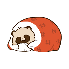 [LINEスタンプ] ぽたぽたたぬき