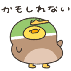 [LINEスタンプ] へんてこなヒヨコかも